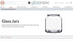 Glassnow Glass Jars | Affordable, Elevated Designs - glass jar bulk