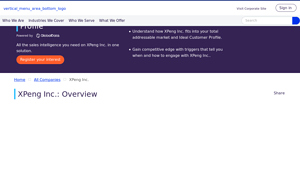 Xpeng Inc Company Profile - GlobalData - xpeng car company