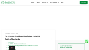 Top 20 Printed Circuit Board Manufacturers In the USA - pcb manufacturer united states
