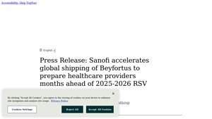 Press Release: Sanofi accelerates global shipping of - beyfortus manufacturer