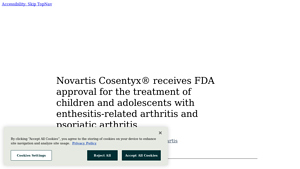 Novartis Cosentyx® receives FDA approval for the treatment - cosentyx manufacturer