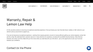 GM | Warranty, Repair, & Lemon Law Help - gmc manufacturer warranty