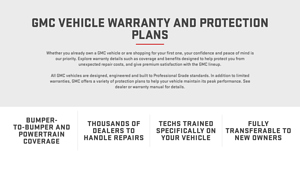 GMC Owners | Vehicle Warranty and Protection Plans - gmc manufacturer warranty