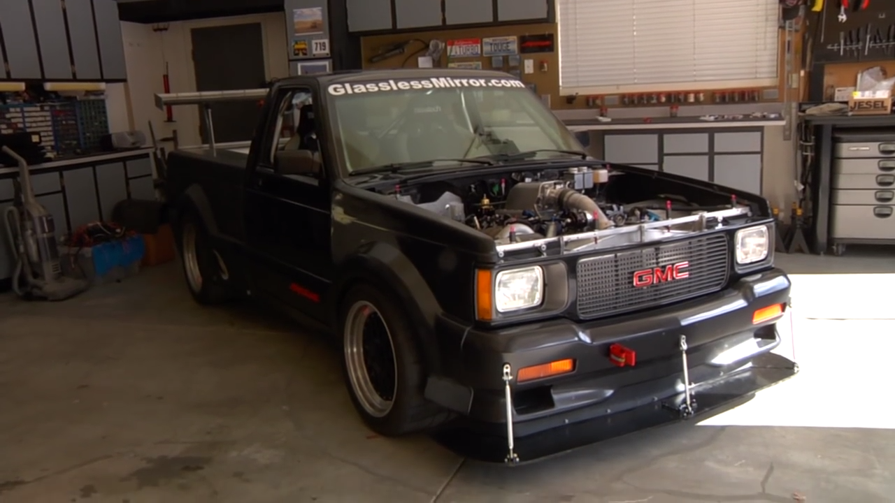 A relevant stock photo of gmc syclone custom in a typical setting.