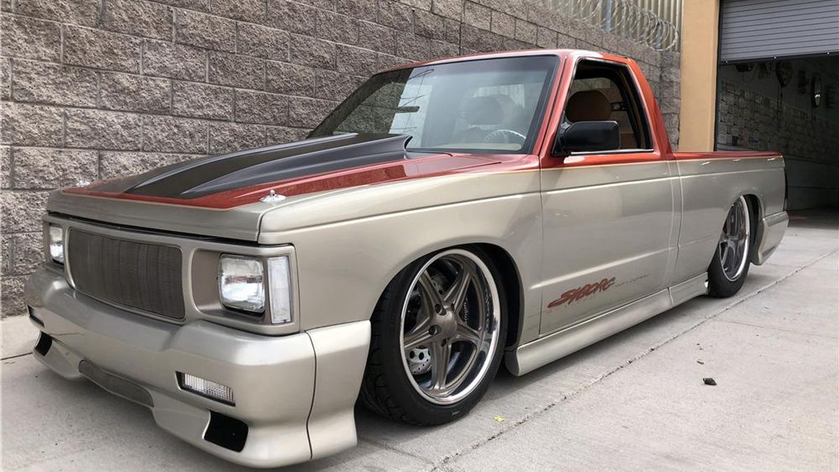 A relevant stock photo of gmc syclone custom in a typical setting.