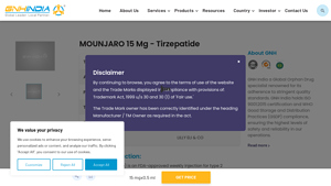 BUY MOUNJARO 15 mg - Tirzepatide 15 mgx0.5 ml PFS online at ... - GNH India - mounjaro tirzepatide manufacturer