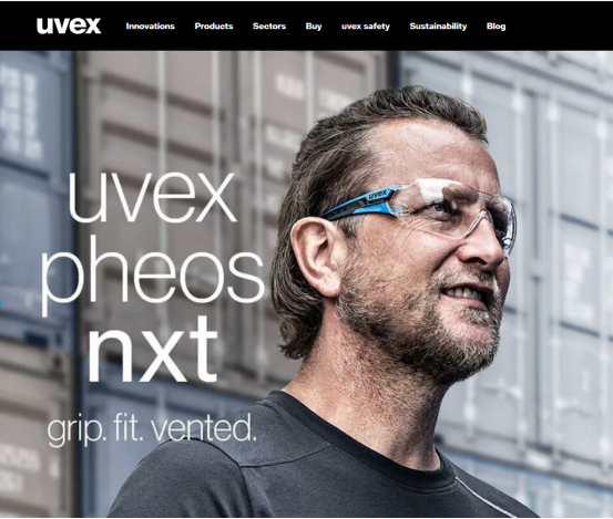 A relevant stock photo of goggle manufacturer in a typical setting.