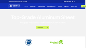 Golden Aluminum | Top Aluminum Suppliers & Mills | Sustainable, High ... - aluminum manufacturer