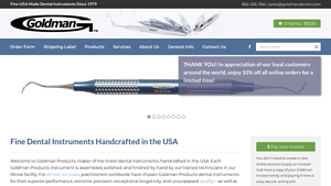 Goldman Products - Fine Dental Instruments Made in the USA - dental instrument companies