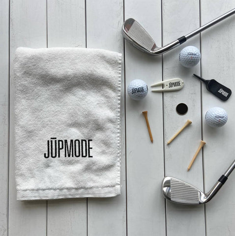 A relevant stock photo of golf accessories custom in a typical setting.