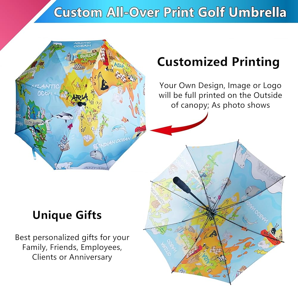 A relevant stock photo of golf umbrella custom in a typical setting.