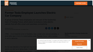 Former Tesla Employee Launches Electric Car Company - GovTech - tesla electric car factory