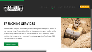Trenching Services | North Florida Civil Contracting, Site ... - Gradeline - trenching company