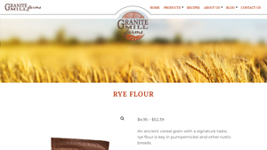 Rye Flour | Granite Mill Farms - rye flour bulk