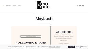 Maybach Glasses | Gran Optic Magazine - maybach eyewear company