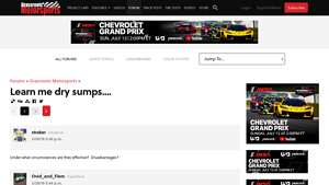 Learn me dry sumps....| Grassroots Motorsports forum | - oil sump factory