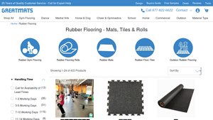 Rubber Flooring - Mats, Rolls & Tiles for Gym, Basement & Outdoor - rubber tiles factory
