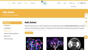 Wholesale Bobo Balloons | Clear LED Balloons Factory – Great Time - led balloon wholesale