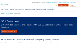 GS1 Database | Search & look up by GLN, Prefix, GTIN, UPC - manufacturer part number lookup