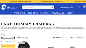 Fake Dummy Cameras - Guardian Self Defense - dummy camera company