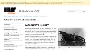 Automotive Industry: A Research Guide - Library of Congress - by the 1920s the world's largest automobile manufacturer was