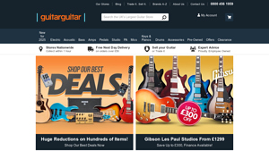GUITARGUITAR | Guitar Shop & Musical Instrument Store - guitar manufacturer
