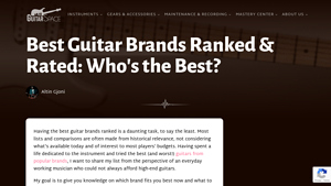 Best Guitar Brands Ranked & Rated: Who's the Best? - guitar manufacturer