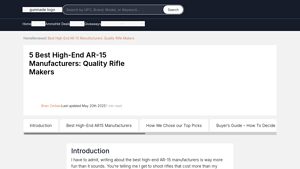 5 Best High-End AR-15 Manufacturers: Quality Rifle Makers - best ar 15 manufacturer