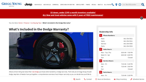 What's Included in the Dodge Warranty? | Mopar® Warranty Coverage - dodge manufacturer warranty