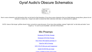 Classic Schematics - Gyraf - ear 825eq manufacturer