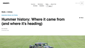 Hummer history: Where it came from (and where it's heading) - hummer manufacturer