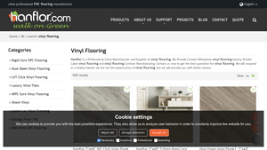 China vinyl flooring Manufacturer, Supplier, Wholesaler - Hanflor - waterproof vinyl flooring factory