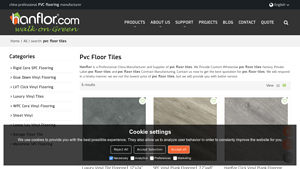 pvc floor tiles - Hanflor - pvc floor tiles factory