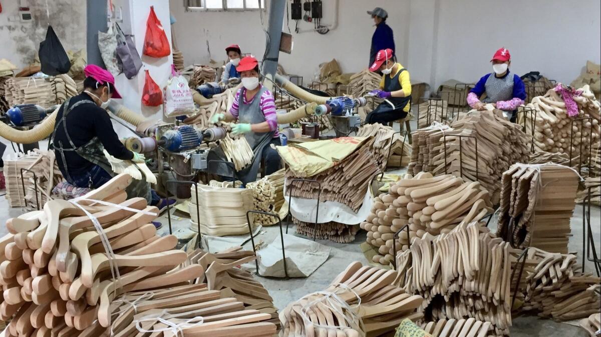A relevant stock photo of hanger china in a typical setting.