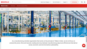 Manufacturing Facilities - Havells India - havells wire factory