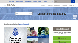 H.B. Fuller: Connecting what matters | Innovative Adhesives & Sealants - industrial adhesive manufacturer and automotive