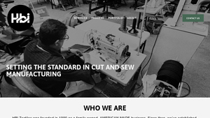 Top Rated Cut and Sew Manufacturer | HBI Textiles, Inc. - cut and sew manufacturer