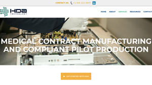 Medical Device Contract Manufacturing | HDA Technology - medical device contract manufacturer