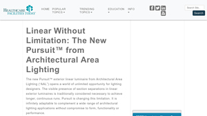 The New Pursuit™ from Architectural Area Lighting - architectural area lighting company