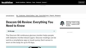 Dexcom G6: Review of the Continuous Glucose Monitor - Healthline - dexcom manufacturer