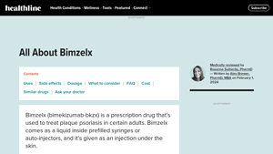 Bimzelx: Uses, Side Effects, Dosage, Cost, and More - bimzelx manufacturer