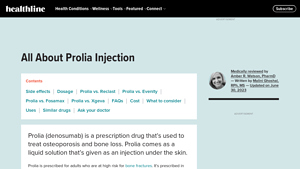 Prolia: Side Effects, Alternatives, How It's Administered, and More - prolia manufacturer