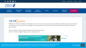 Externships - American Academy of Audiology - audiology manufacturer externships