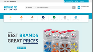 Hearing Aid Battery Shop: Hearing Aid Batteries, Hearing Aid ... - hearing aid batteries bulk