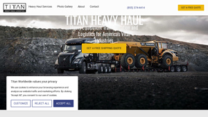 Titan Heavy Haul Logistics Company - titan truck company