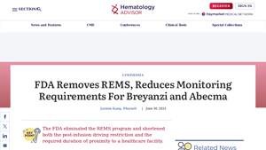 FDA Removes REMS, Reduces Monitoring Requirements For Breyanzi and ... - breyanzi manufacturer