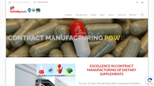 Herbally Yours Inc | Contract manufacturing of Nutritional supplements - herbal supplement manufacturer