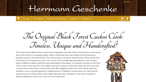 Herrmann Geschenke - cucoo clocks direct from manufacturer germany