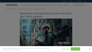 Blue light safety glasses prevent worker eye strain - HexArmor - anti blue light glasses factory