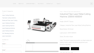 Industrial Fiber Laser Metal Cutting Machine 1000W-6000W - laser metal cutting machine factory